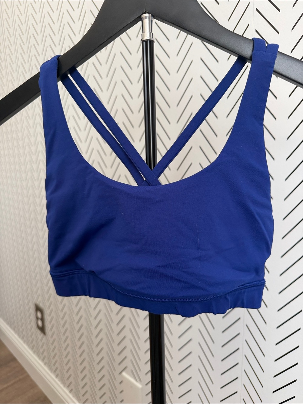 lululemon athletica Royal Blue Strappy Sports Bra